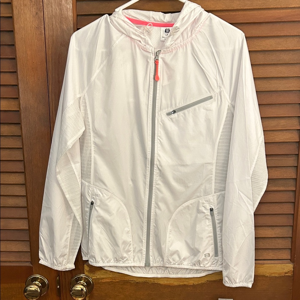 Layer 8 White Jacket windbreaker NWT